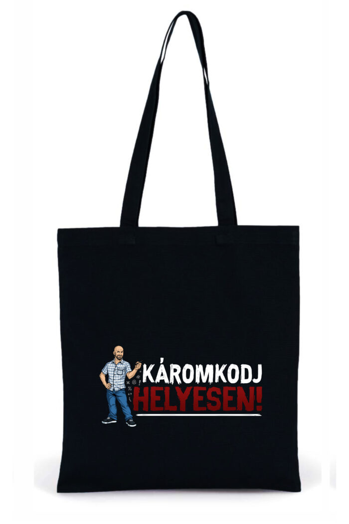 Híresember Vászontáska „Káromkodj helyesen!“
